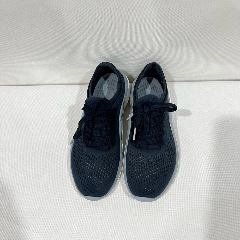Crocs LiteRide RW 206705 Sneakers Blue/Navy/Gray Size 5 Women Waterproof - Picture 3 of 9